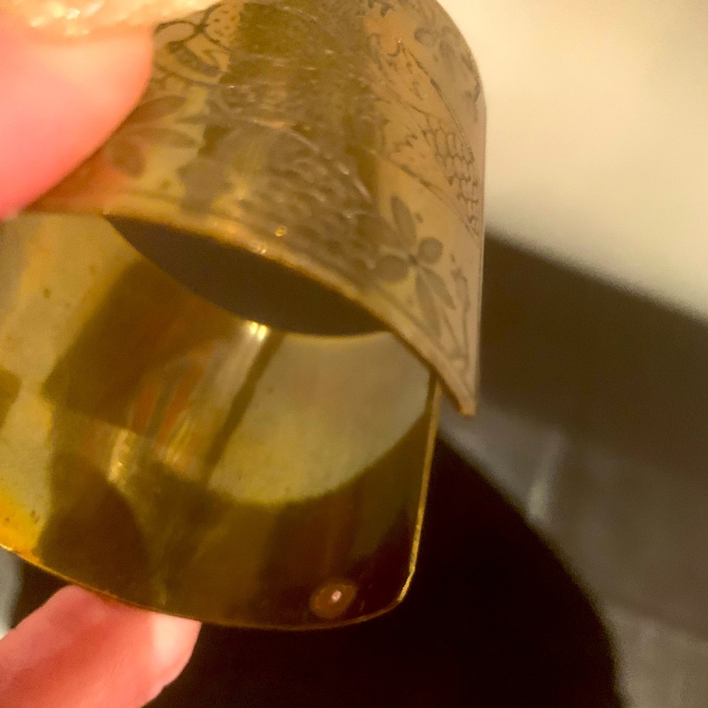 🔴BRASS CUFF BRACELET 🔴 GREAT CONDITION! NEVER WORN! - Picture 5 of 6